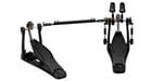 Tama Speed Cobra HP310LW Black and Copper Double Pedal Front View